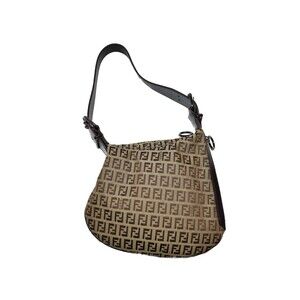 Fendi Bag Shoulder Tan One Hobo Brown Zucchino Beige
